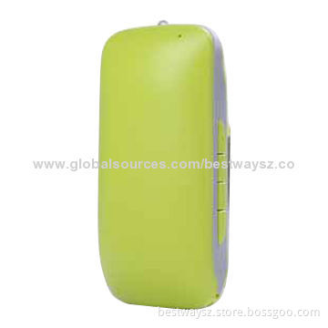 Bluetooth speaker with LED light, 3W RMS, 2000mAh x 2 built-in recharge battery capacity